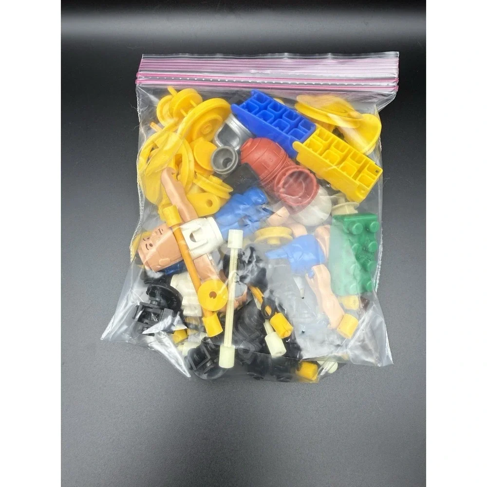 Fisher Price Construx Building Toy Lot Mixed Pieces Parts Figures Bulk 6 lbs